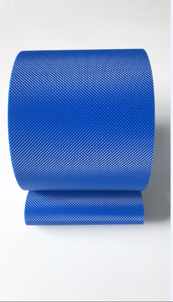 藍(lán)色食品級PVC磚石花紋輸送帶